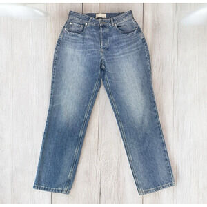 Everlane The Curvy 90's Cheeky Straight Jeans Women's Size 30 Button Fly